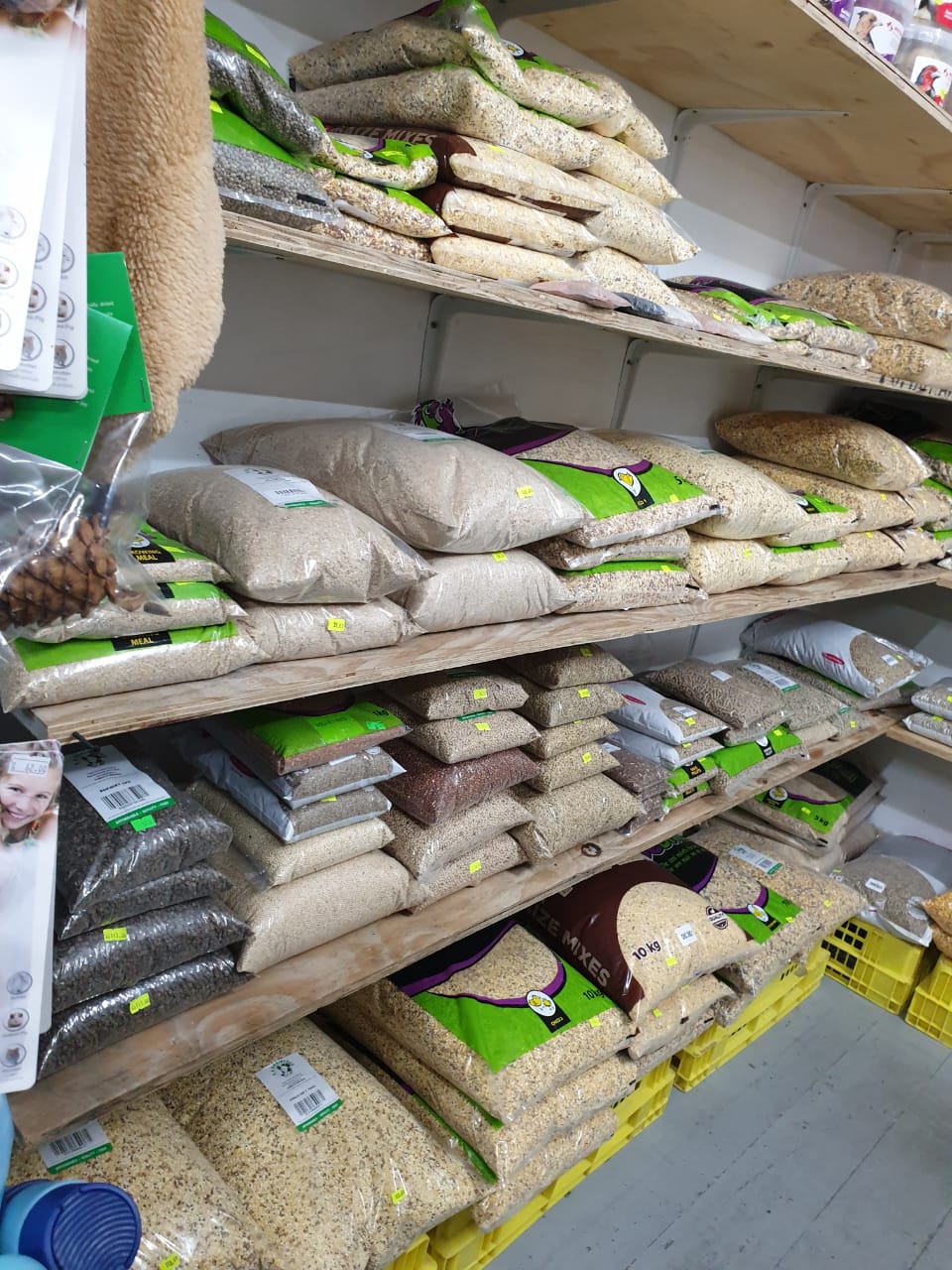 Pet store product range