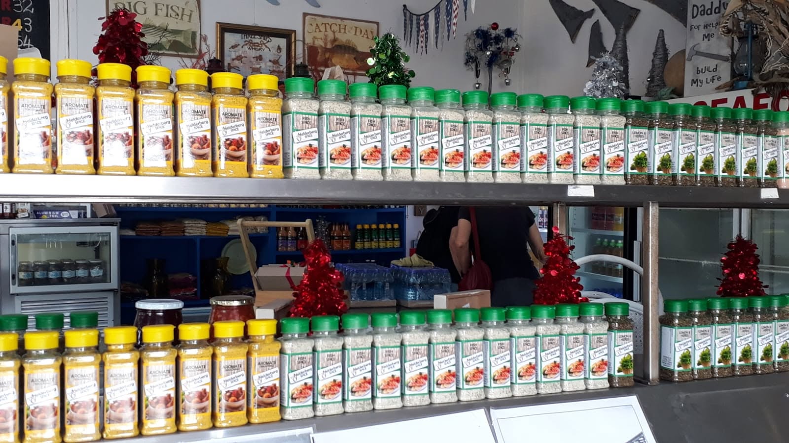 Fish market showcase